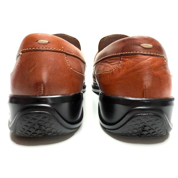 Cole Haan Grand OS Mens 9.5 M Brown Pinch Leather Slip On Penny Loafers Comfort main image 5